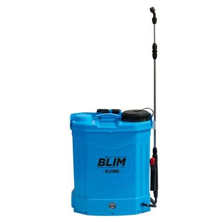 Blim Sulfatadora de Espalda a Bateria 12V 16L - Rango de Presion 0.2 - 0.45mpa - Regulador de Potencia - Lanza Inoxidable 1
