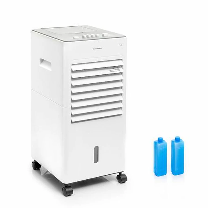 Innovagoods Airvecove Climatizador Evaporativo Portatil - 65W - Rango 15m2 - 3 Velocidades - Deposito de 5L - Cable 160cm - Funcion Rotativa - Multifu 1