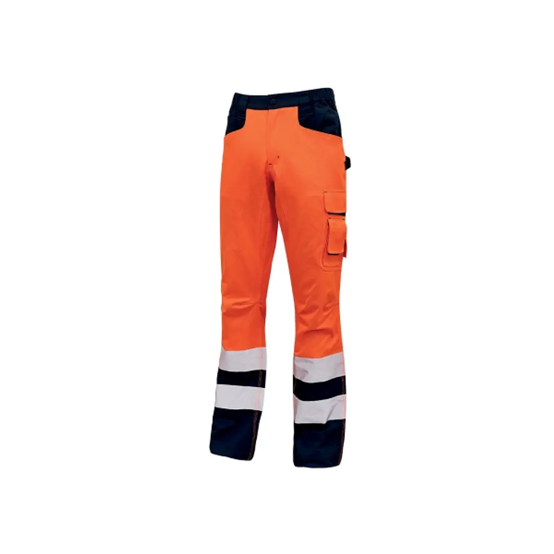 Upower Radiant Pantalon con Forro Interior de Franela - Talla L - Multiples Bolsillos, Ajuste de Cintura Elastico, Rodillas Preformadas, Detalles Refl 1