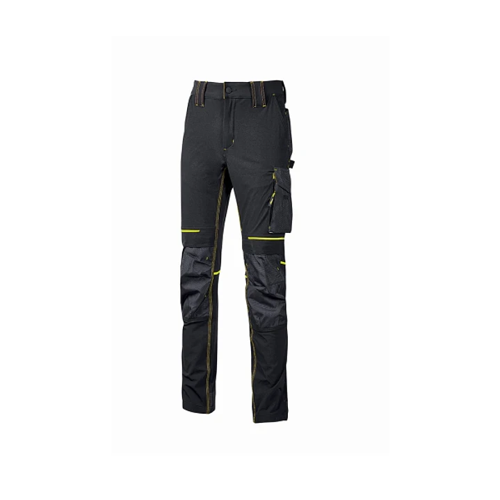 Upower Atom Lady Pantalon de Tejido U-4 - Talla L - Maxima Movilidad, Repelente al Agua, Transpirable, Secado Rapido, Cintura Elastica, Bolsillos Mult 1