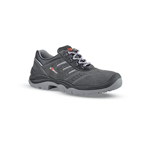 Upower Bell S Calzado de Seguridad Bajos - Talla 43 - Empeine Gamuza Ultra Transpirable, Puntal Acero, Antiperforacion, Suela Antideslizante PU/PU, Pr
