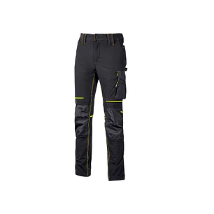 Upower Atom Pantalon Stretch Resistente - Talla 2XL - Repelente al Agua, Transpirable, Secado Rapido, Bolsillos Multifuncionales, Proteccion Lumbar, R