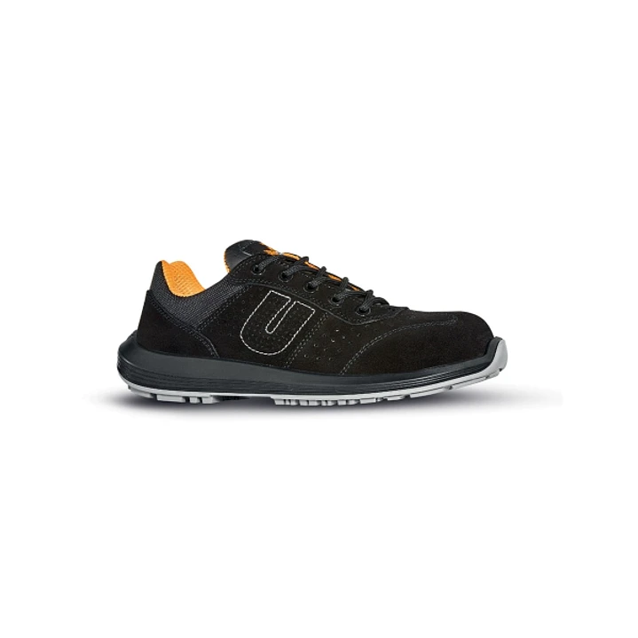Upower Sun S Calzado de Seguridad Bajos - Talla 35 - Airnet Gamuza, Mesh Transpirable, AirToe Composite, Antiperforacion, Antideslizante, Suela PU/PU, 1