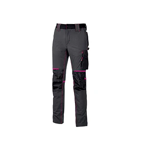 Upower Atom Lady Pantalon de Tejido U-4 - Talla 2XL - Maxima Movilidad, Repelente al Agua, Transpirable, Secado Rapido, Bolsillos Multifuncionales, Ci