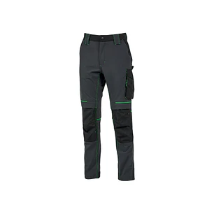 Upower Atom Pantalon de Tejido Stretch - Talla XS - Repelente al Agua, Transpirable, Secado Rapido, Bolsillos Multifuncionales, Proteccion Lumbar, Rod
