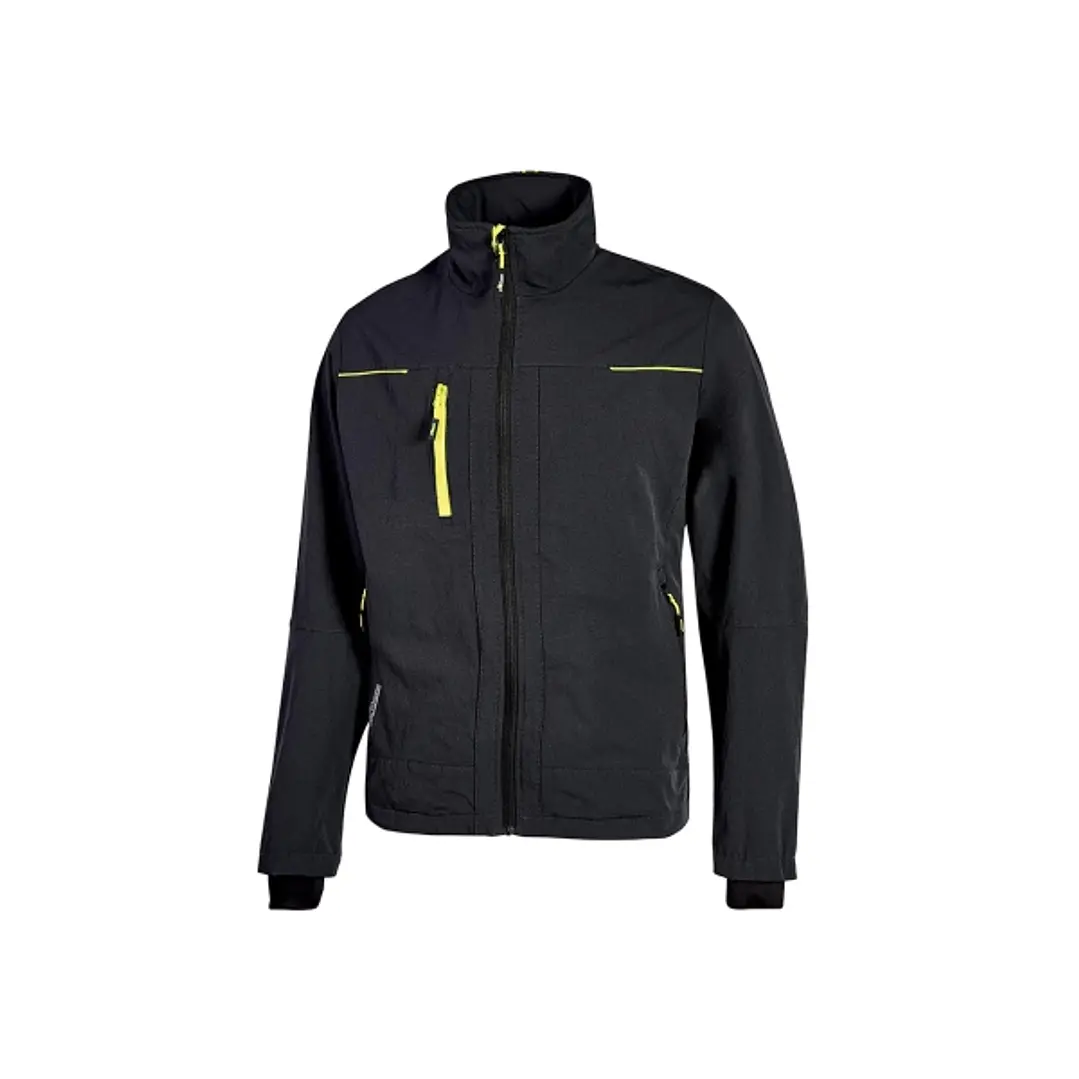 Upower Pluton Lady Chaqueta de Tela Resistente - Talla XS - Suave, Repelente al Agua, Transpirable, Secado Rapido, Multiples Bolsillos, Capuchon Retra 1