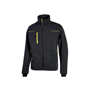 Upower Pluton Lady Chaqueta de Tela Resistente - Talla XL - Suave, Repelente al Agua, Transpirable, Secado Rapido, Multiples Bolsillos, Capuchon Retra