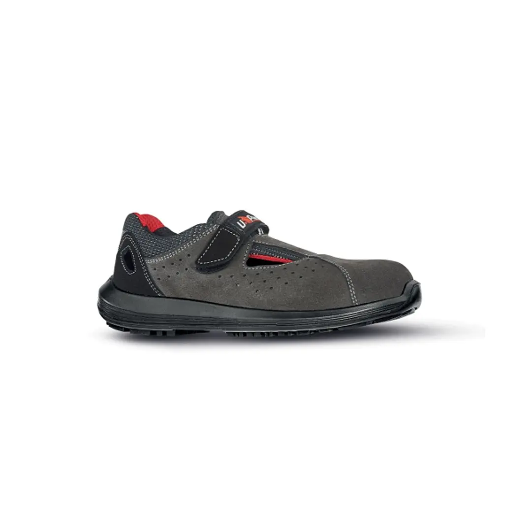 Upower Light One S Calzado de Seguridad Bajos - Talla 43 - Airnet Gamuza, Mesh Transpirable, AirToe Composite, Antiperforacion, Antideslizante, Suela  1
