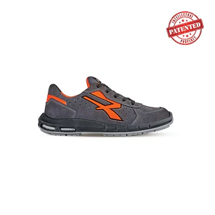 Upower Sirio Plus S ESD Calzado de Seguridad Bajos - Talla 44 - Gamuza Perforada, Puntera de Aluminio, Antideslizante, Suela PU/PU High Rebound, Prote