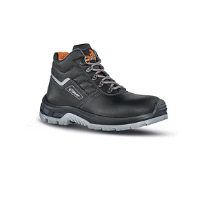 Upower Innovation RS L Botines de Seguridad - Talla 43 - Empeine Piel Hidrofugo, Puntal Composite, Lamina Acero Ergonomica, Suela Antideslizante, Prot