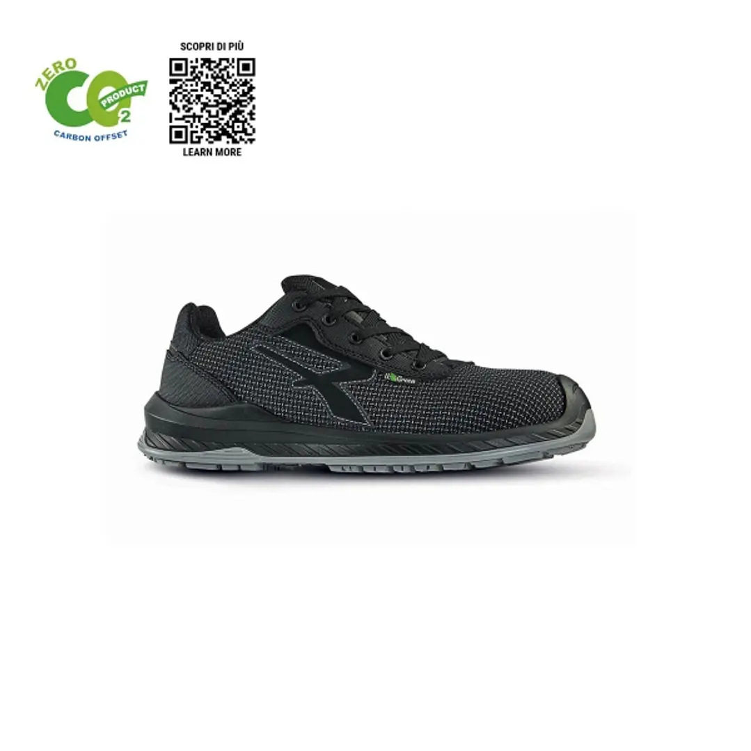 Upower Ember UK S ESD Calzado de Trabajo Carbon Neutral - Talla 46 - Seguridad S3S CI FO SR, Anti-Perforacion, Puntera Ultraligera, Suela Antideslizan 1