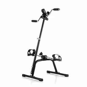 Innovagoods Rollekal Pedaleador Dual para Brazos y Piernas - Regulable - Pantalla Digital - Antideslizante - Portatil - Doble Funcion - Facil Montaje 