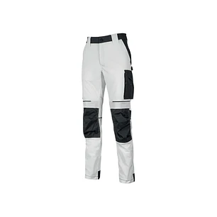 Upower Atom Pantalon de Trabajo - Talla S - Repelente al Agua, Transpirable, Secado Rapido, Bolsillos Multifuncionales, Protector de Rodilla Certifica