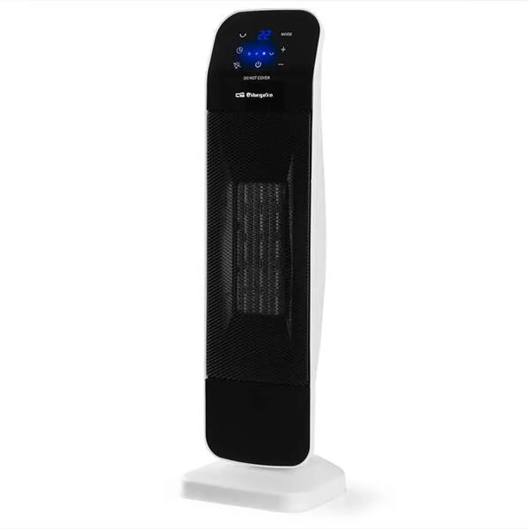 Orbegozo CR 5029 Calefactor Ceramico de Torre Compacto - Potente y Seguro - Funcion Oscilante - Mando a Distancia - 3 Modos de Funcionamiento - Tempor 1