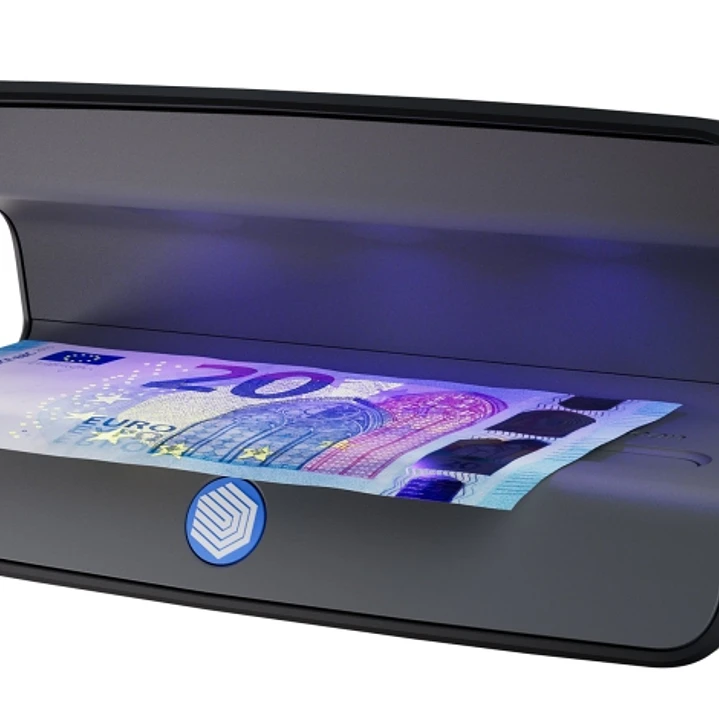 Safescan 55 LED Detector de Billetes Falsos UV - Reflector Integrado - Apto para Pasaportes, Documentos de Identificacion y Tarjetas de Credito 1