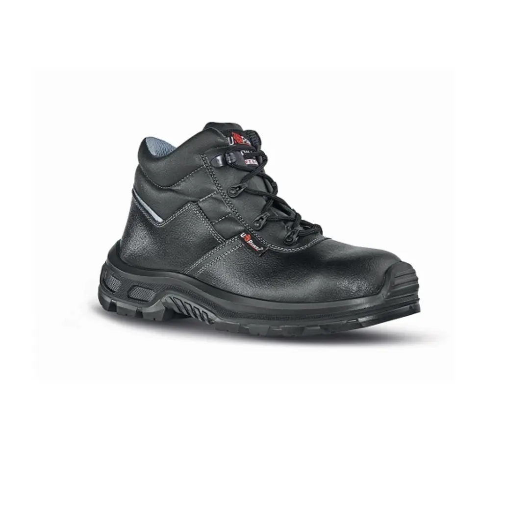 Upower Jena RS S Calzado de Seguridad Botines - Talla 43 - Empeine Piel Hidrofugo, Inserciones Mesh Transpirable, Puntal AirToe Composite, Antiperfora 1