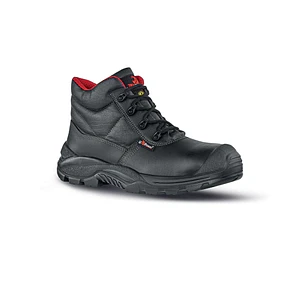 Upower Squirrel S Zapato Alto de Seguridad - Talla 48 - Empeine Piel Flor, Hidrofugo, Puntal AirToe Composite, Antiperforacion, Suela Antideslizante P