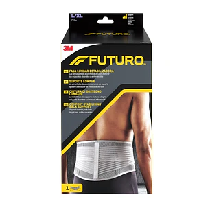 Futuro Faja Lumbar Estabilizadora - Talla L/XL (99.1 - 127cm) - Transpirable - Color Gris