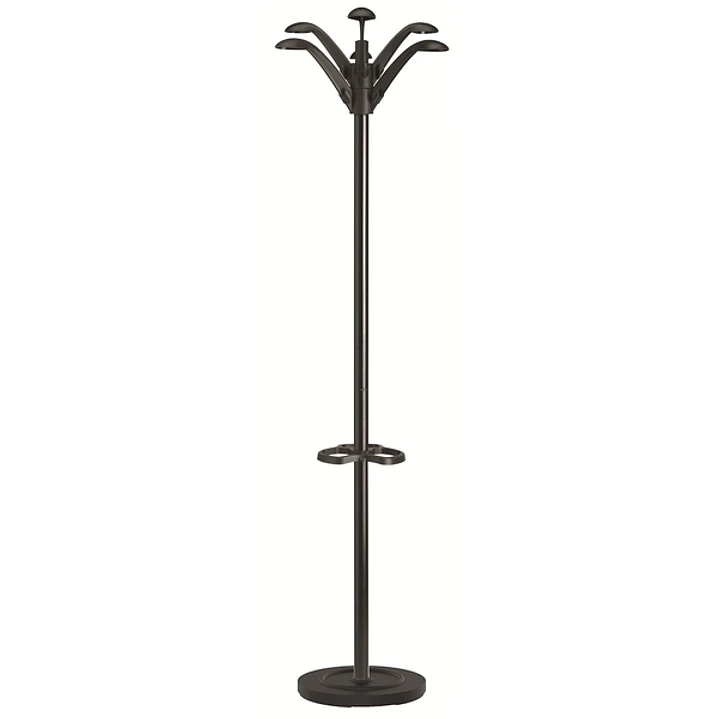 Unilux Perchero Floral 6 Ganchos - Diseño Elegante y Floral - 6 Ganchos para Colgar Prendas - Color Negro 1