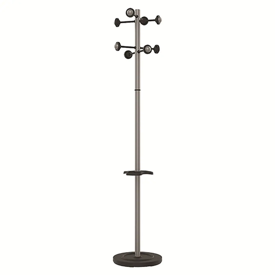 Unilux Perchero Accueil - Elegante Diseño Moderno - Resistente y Duradero - Ideal para Colgar Abrigos y Accesorios - Color Gris Metalizado 1