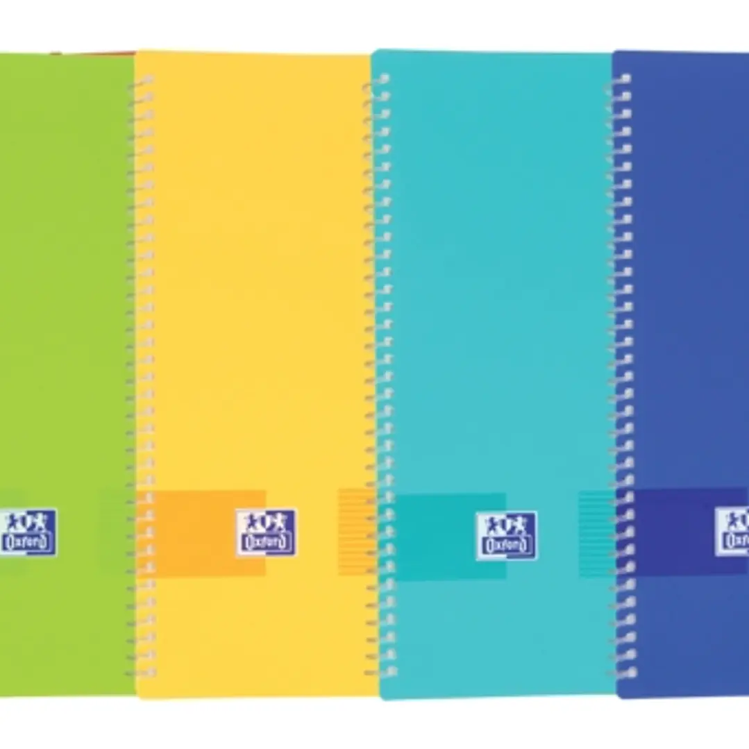 Oxford Live & Go A4 Carpeta de 30 Fundas A4 - Tapa de Plastico Opaco - Cierre de Goma - Colores Surtidos 1