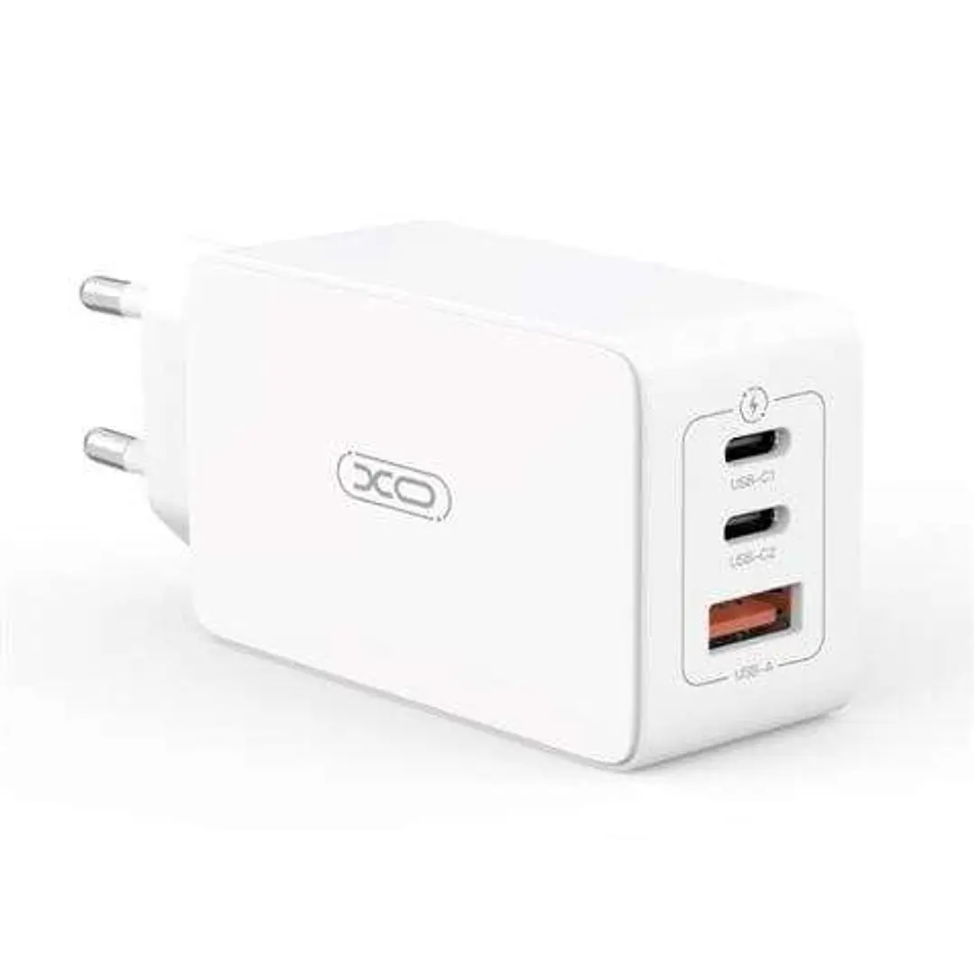 XO Cargador de Carga Rapida 65W Proteccion de Sobretensiones - Color Blanco 1