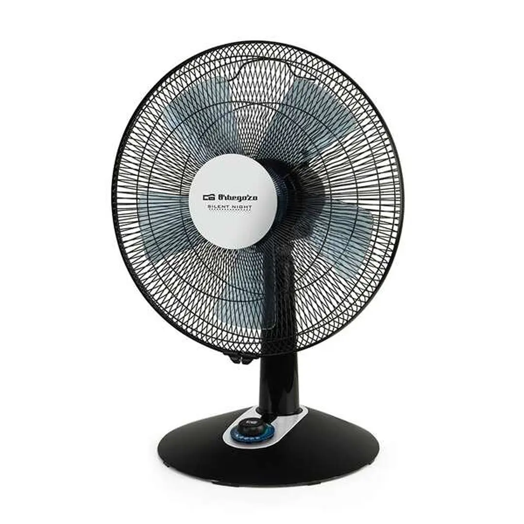 Orbegozo TF 0139 Ventilador de Sobremesa Elegante y Potente - Potencia 45W - 2 Velocidades + Turbo + Silent - Diametro 35cm - Diseño Moderno - Oscilac 1