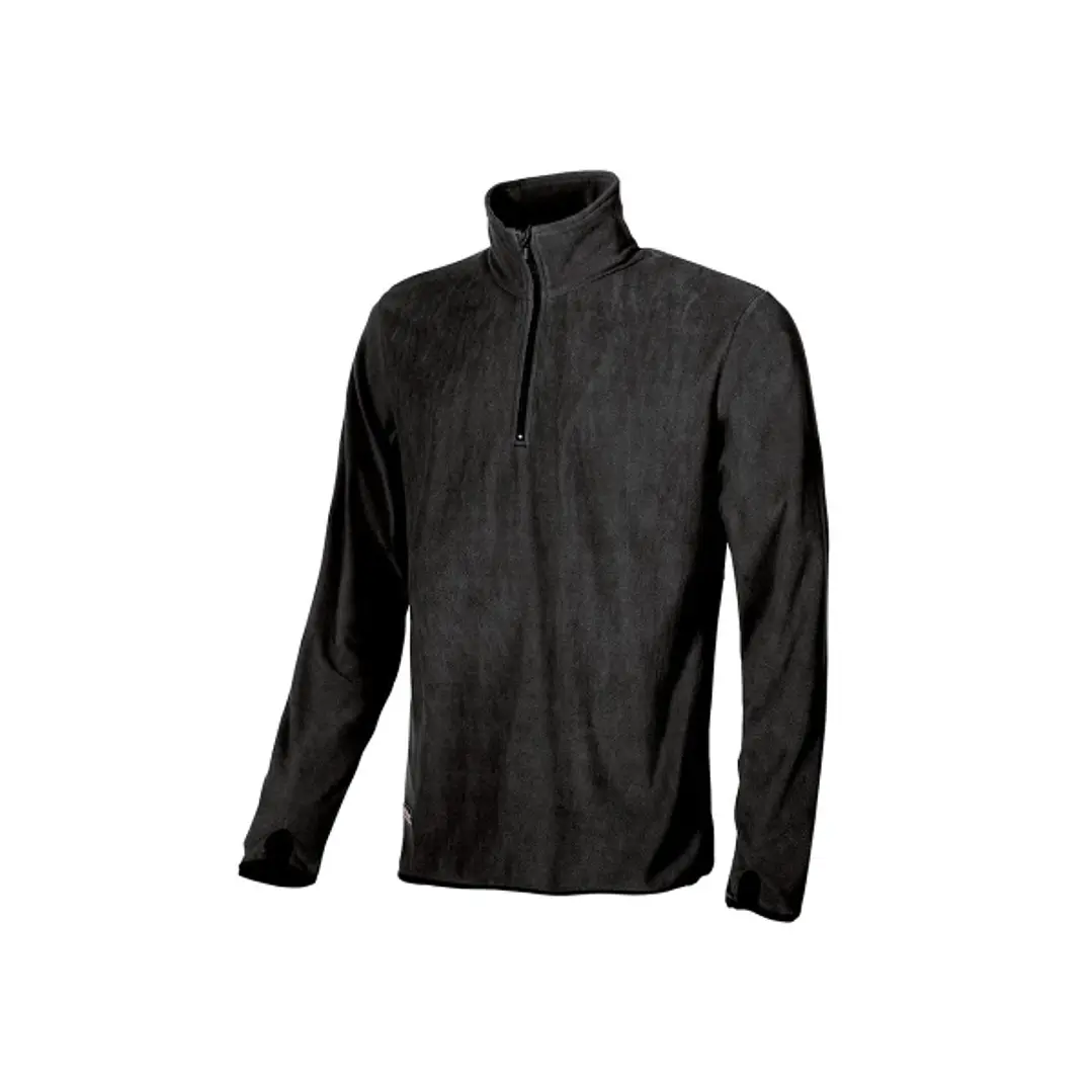 Upower Artic Sudadera con Cremallera - Talla L - Puños Microfleece con Agujero para Pulgar, Proteccion DPI1, Estilo Profesional y Duradero - Color Neg 1