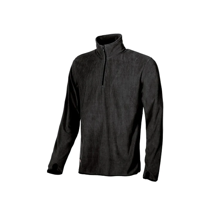 Upower Artic Sudadera con Cremallera - Talla L - Puños Microfleece con Agujero para Pulgar, Proteccion DPI1, Estilo Profesional y Duradero - Color Neg 1