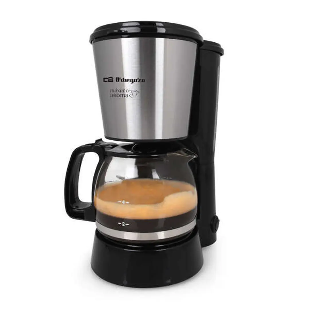 Orbegozo CG 4016 Cafetera de Goteo Aroma Perfecto - Potencia 650W - Capacidad 6 Tazas - Filtro Permanente - Deposito con Indicador de Nivel de Agua -  1