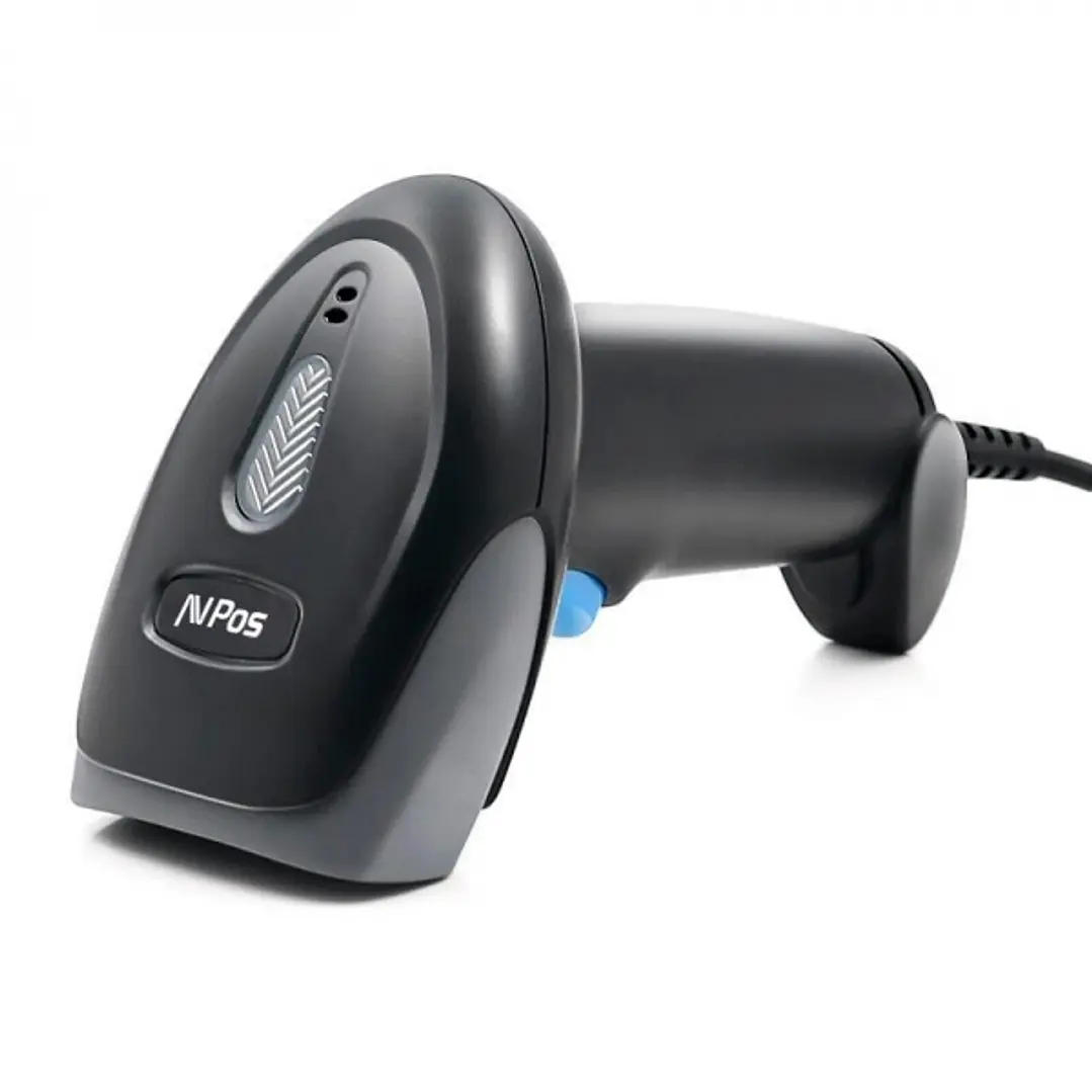AVPos AVP-930-2D Lector de Codigos - Escaneo Gatillo, Automatico y Continuo - Codigos 1D, 2D y QR - USB y Serie - Color Negro 1