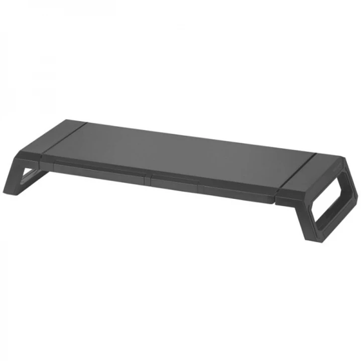 Mars Gaming MGS-PRO Soporte para Monitor - Ergonomia Optima - Soporte para Smartphone/Tablet - Cajon de Almacenaje - Tamaño Ajustable - Color Negro 1