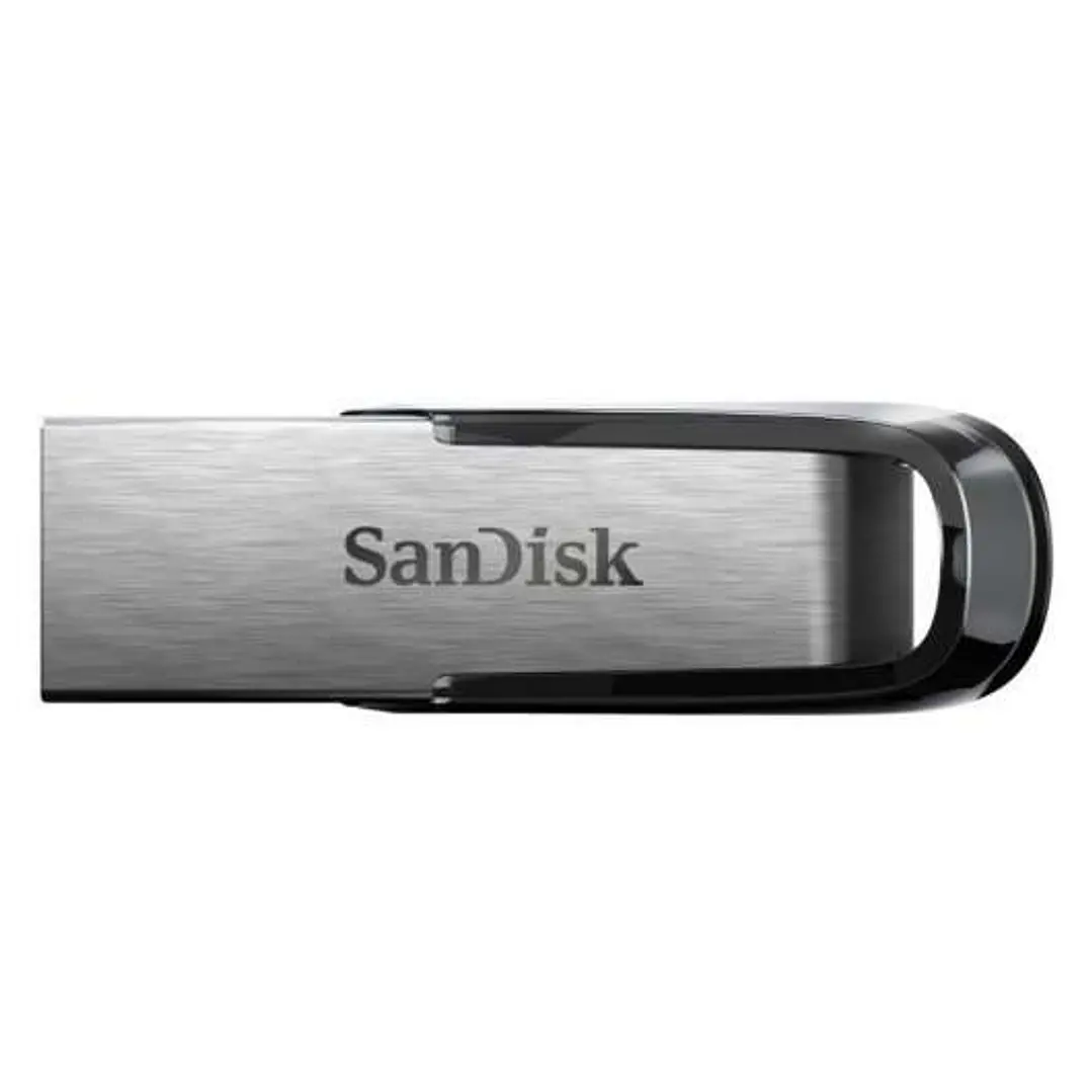 Sandisk Ultra Flair Memoria USB 3.0 64GB - Sin Tapa - Color Acero/Negro (Pendrive) 1