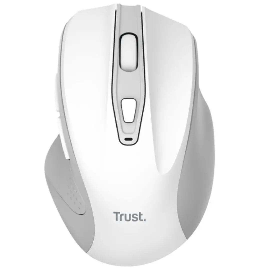 Trust Nito Raton Inalambrico USB 2.4GHz 800-2200DPI - 5 Botones - Silencioso - Color Blanco 1
