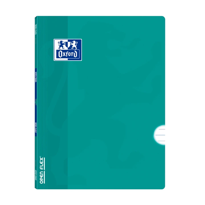 Oxford Libreta Grapada Openflex A4 - Tapa de Plastico Resistente - Grapada para Mayor Durabilidad - 1 Linea con Margen para Organizacion - 48 Hojas de 1