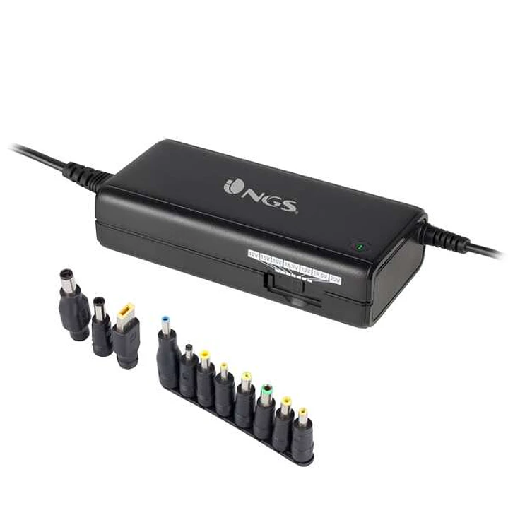 NGS Ban Cargador de Portatil Universal 90W - 11 Adaptadores - Voltaje 12-20V - Indicador LED 1
