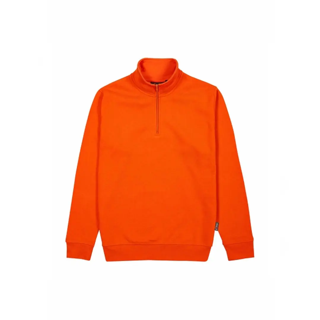 Upower Tautra Sudadera de Trabajo Confortable y Duradera - Talla 3XL - Polialgodon Perchado, Media Cremallera, Cuello Ajustable, Detalles en Canale El 1