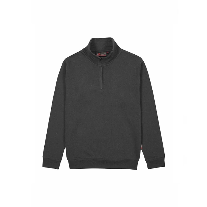 Upower Tautra Sudadera de Trabajo Confortable y Duradera - Talla S - Polialgodon Perchado, Media Cremallera, Cuello Ajustable, Canale Elastico, Protec 1