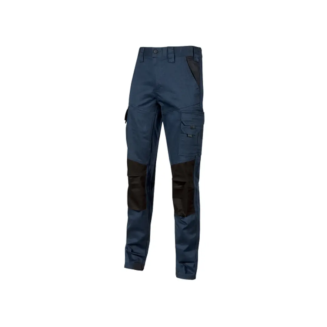 Upower Majo Pantalon de Trabajo - Talla S - Comodidad y Resistencia, Algodon Elastico, Multiples Bolsillos, Proteccion Lumbar, Detalles Reforzados, Ci 1