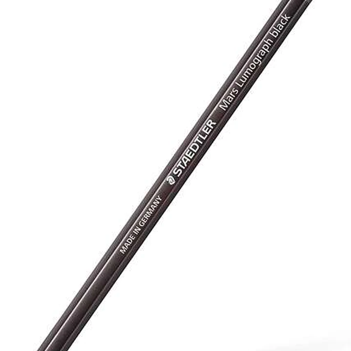 Staedtler Mars Lumograph Black Artist Pencil 100B Lapiz de Grafito - Mina 8B - Resistencia a la Rotura - Madera de Bosques Sostenibles 1