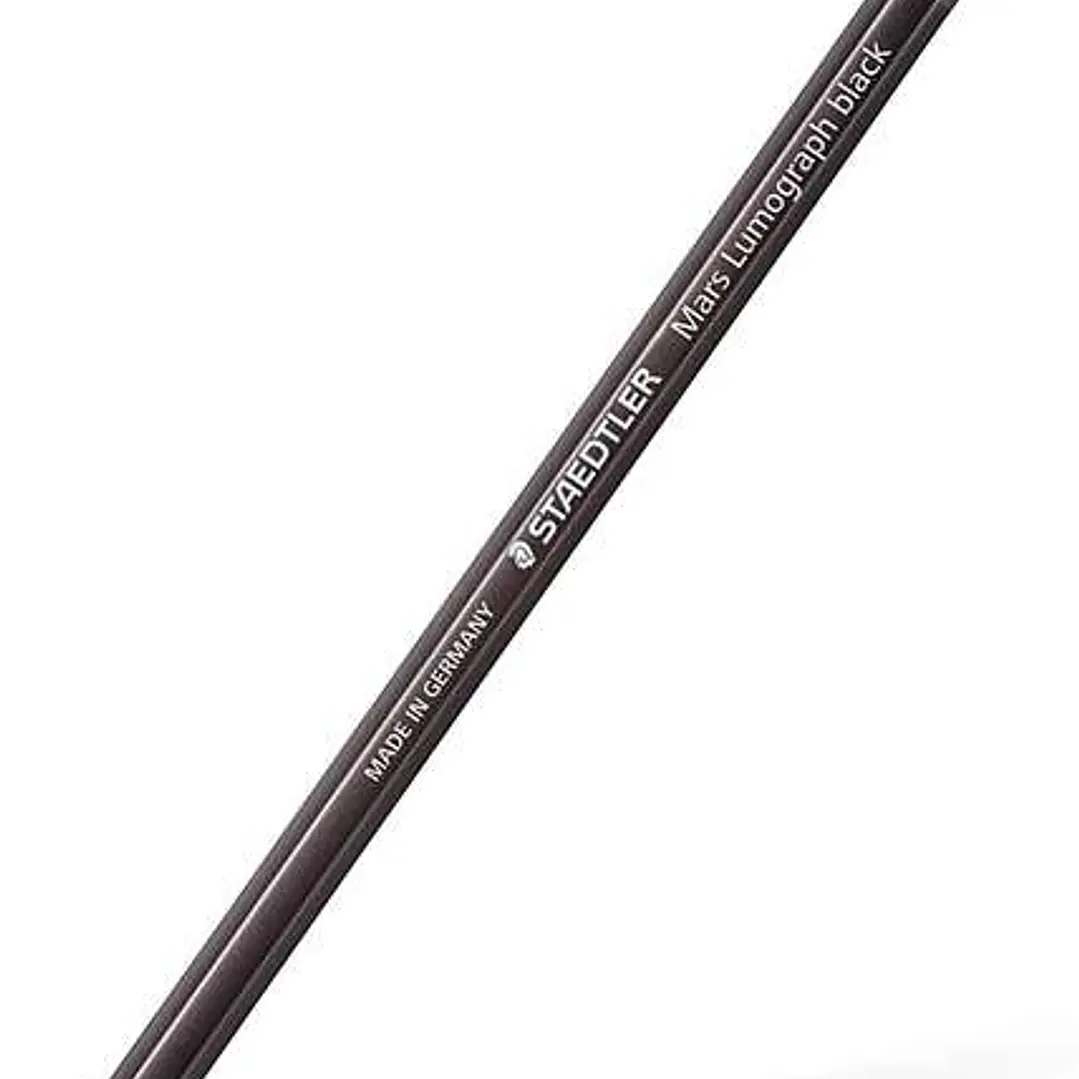 Staedtler Mars Lumograph Black Artist Pencil 100B Lapiz de Grafito - Mina 6B - Resistencia a la Rotura - Madera de Bosques Sostenibles 1