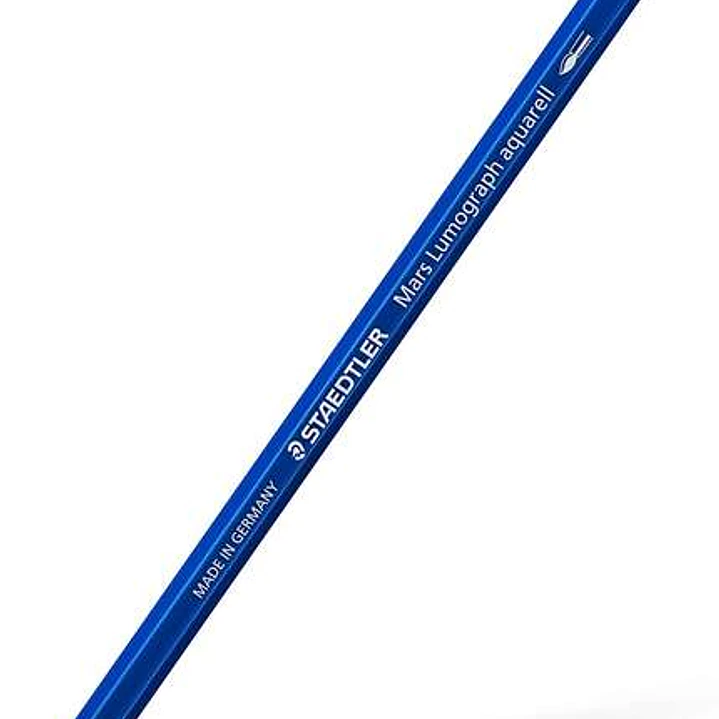 Staedtler Mars Lumograph Aquarell 100A Lapiz de Grafito - Mina 6B - Resistencia a la Rotura - Madera de Bosques Sostenibles 1