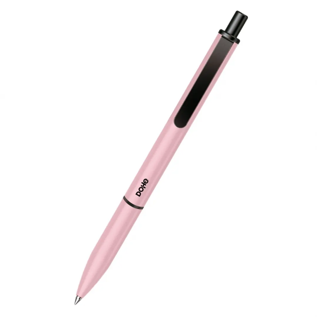 Dohe Elegance Pack de 4 Boligrafos - Punta Fina de 0,5mm - Fabricados en  Aluminio - Tacto Soft - Color Rosa 1