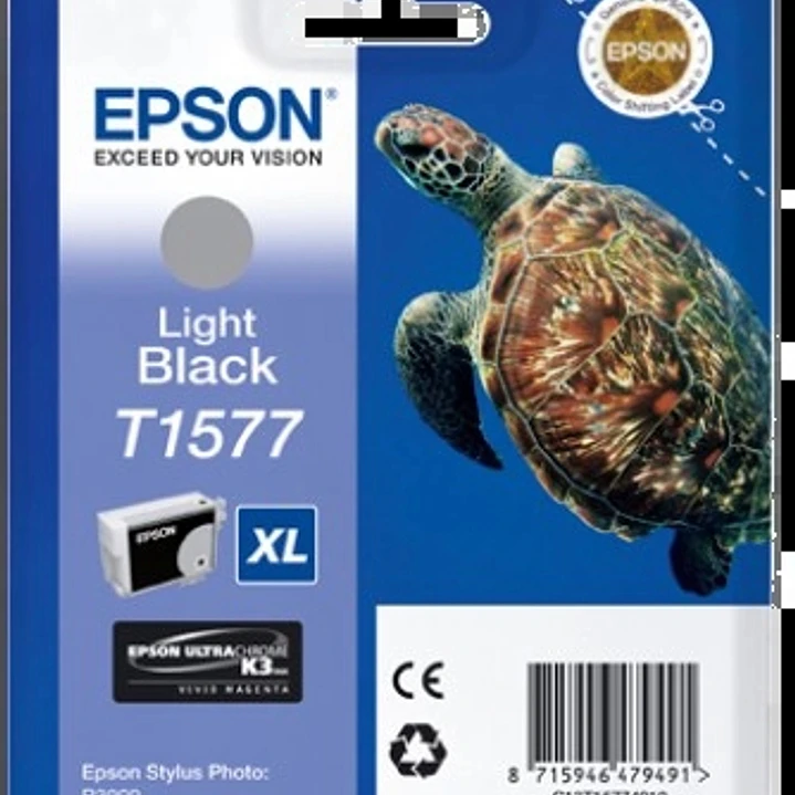 Epson T1577 Negro Light Cartucho de Tinta Original - C13T15774010 1