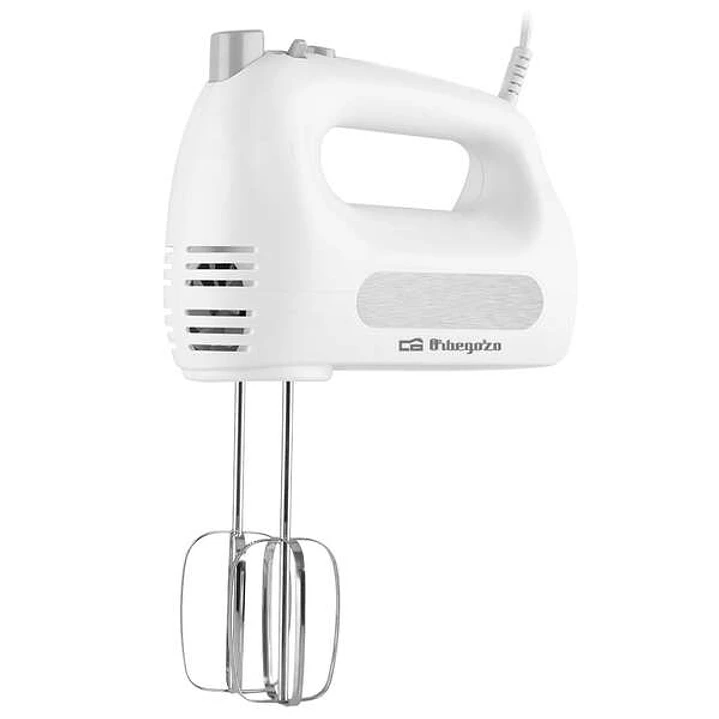Orbegozo BA 3250 Batidora Amasadora - Potente y Versatil para Pan Casero en Minutos - 6 Velocidades + Turbo - Accesorios de Acero Inoxidable - Facil L 1