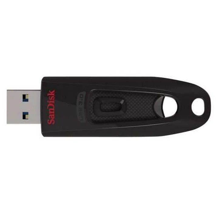 Sandisk Cruzer Ultra Memoria USB 3.0 128GB - Hasta 80MB/s de Transferencia - Color Negro (Pendrive) 1