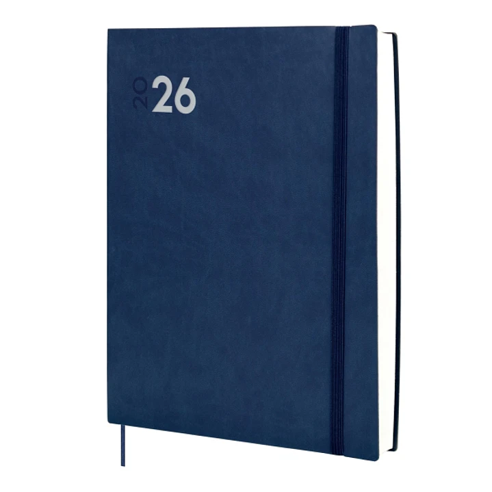 Finocam Dynamic Mara Agenda Profesional en Catalan - Anual 2026 - Tapa Blanda - Cierre con Goma Elastica - Formato Y12 - 214x25x275mm - 1 Dia por Pagi 1