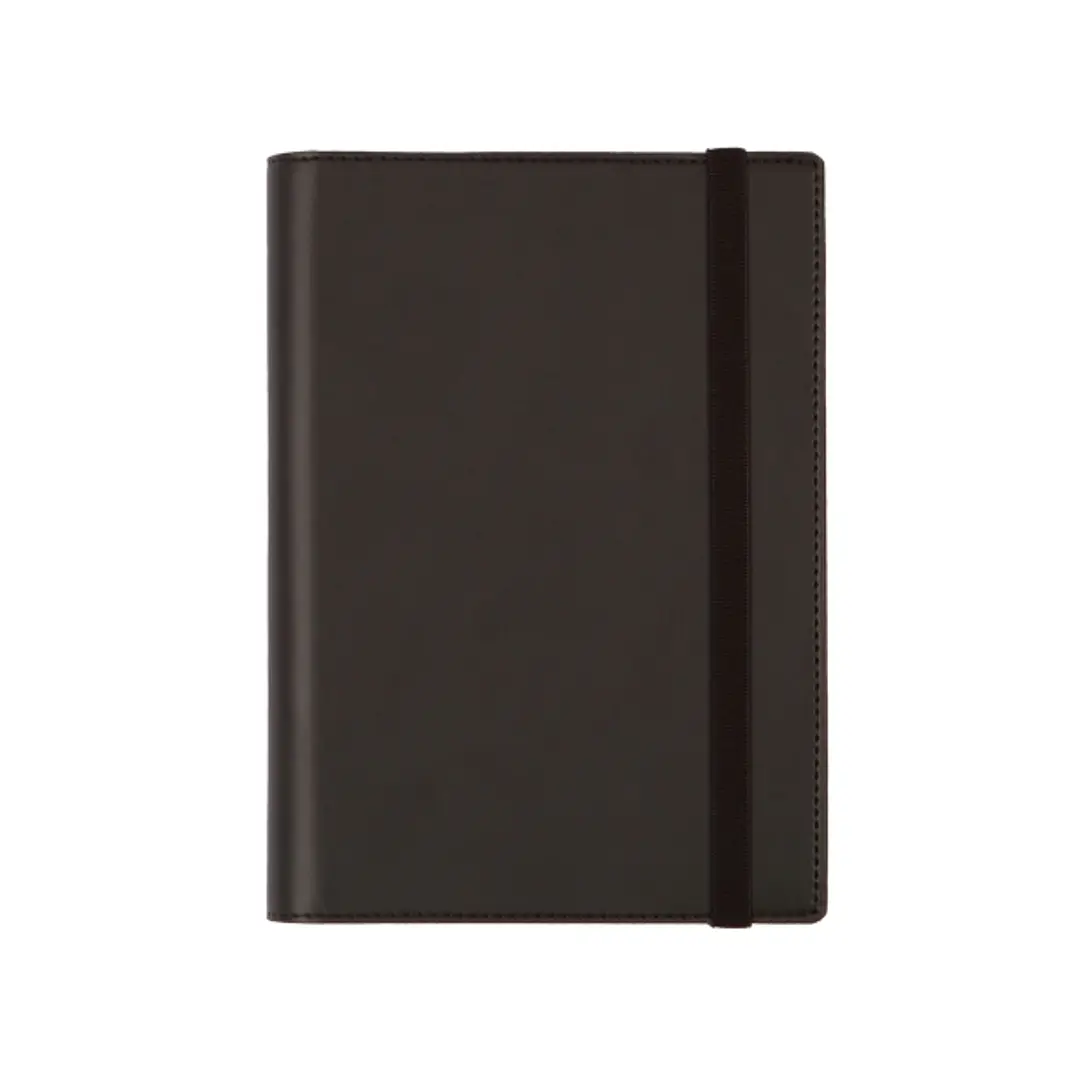Finocam Duoband Agenda con Bloc de Notas - Anual 2026 - Formato E5 - 136x25x192mm - 1 Dia por Pagina - Color Negro 1
