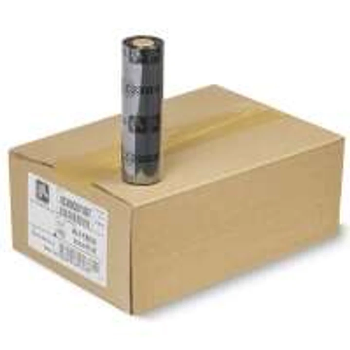 Zebra ZipShip 2300 Pack de 12 Cintas de Transferencia Termica Original - Cintas de Cera - Nucleo 12.7mm, Ancho 110mm, Longitud 74m 1