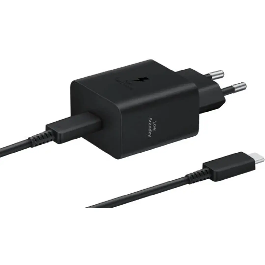 Samsung Cargador de Pared para Smartphone USB-C 45W - PD 3.0 - Cable USB-C 1,8m 1